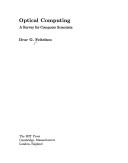 Optical Computing by Dror G. Feitelson