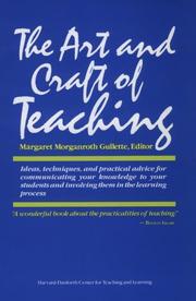 Cover of: The Art and craft of teaching