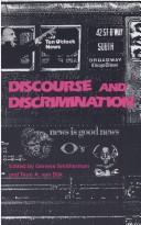 Cover of: Discourse and discrimination