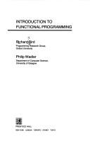 Cover of: Introduction to functional programming