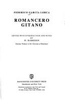 Cover of: Romancero gitano by Federico García Lorca