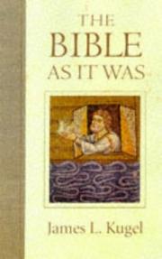 The Bible as it was by James L. Kugel