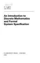 Cover of: introduction to discrete mathematics and formal system specification