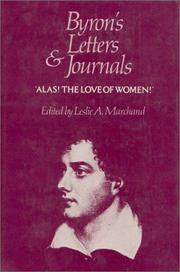 Cover of: "Alas! the love of women": 1813-1814