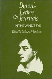 Cover of: "In the wind's eye" by Lord Byron