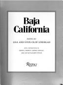 Cover of: Baja California by edited by Lisa and Sven-Olof Lindblad ; with contributions by Dennis Cornejo, George Lindsay, and Ian McTaggart-Cowan.