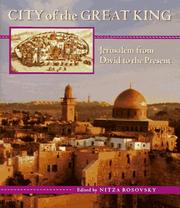 Cover of: City of the Great King by Nitza Rosovsky