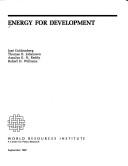 Cover of: Energy for development
