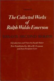 Cover of: Essays by Ralph Waldo Emerson