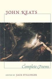 Cover of: Complete Poems by John Keats, Jack Stillinger
