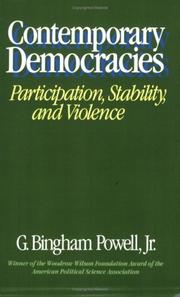 Cover of: Contemporary Democracies by G. Bingham, Jr. Powell