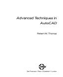 Cover of: Advanced techniques in AutoCad by Thomas, Robert M.