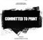 Cover of: Committed to print