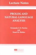 Cover of: Prolog and natural-language analysis