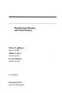 Manufacturing planning and control systems by Thomas E. Vollmann