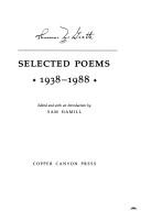 Cover of: Selected poems, 1938-1988
