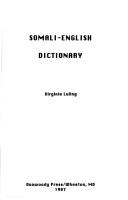 Cover of: Somali-English dictionary