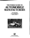 Cover of: The World guide to automobile manufacturers