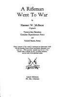 Cover of: rifleman went to war | Herbert W. McBride