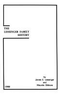 Cover of: The Lessenger family history