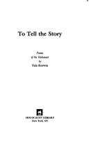 Cover of: To tell the story: poems of the Holocaust