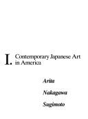 Cover of: Contemporary Japanese art in America.