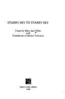 Cover of: Starry sky to starry sky by Marina T͡Svetaeva