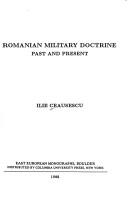 Cover of: Romanian military doctrine: past and present