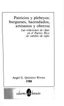 Cover of: Patricios y plebeyos: burgueses, hacendados, artesanos y obreros : las relaciones de clase en el Puerto Rico de cambio de siglo