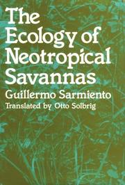 Cover of: The ecology of neotropical savannas