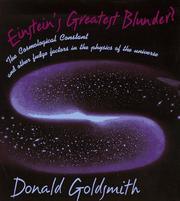 Cover of: Einsteins Greatest Blunder? by Donald Goldsmith