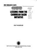 Cover of: Lessons from the Caribbean Basin initiative
