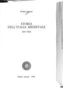 Cover of: Storia dell'Italia medievale, 410-1216