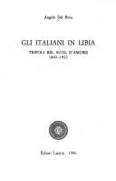 Cover of: Gli Italiani in Libia