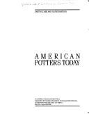 Cover of: American potters today