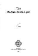 Cover of: The modern Italian lyric