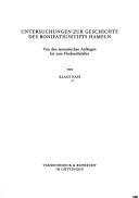 Untersuchungen zur Geschichte des Bonifatiusstifts Hameln by Klaus Nass