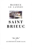 Cover of: Saint-Brieuc by Maurice Le Lannou