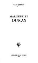 Cover of: Marguerite Duras by Jean Pierrot