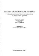 Cover of: Libro de la destructione de Troya by Guido delle Colonne