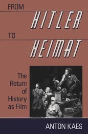 Cover of: From Hitler to Heimat by Anton Kaes