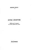 Cover of: Entre l'écriture