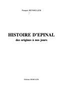 Histoire d'Epinal by François Weymuller