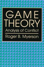 Cover of: Game Theory by Roger B. Myerson