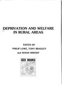 Cover of: Deprivation and welfare in rural areas | 