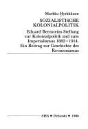 Cover of: Sozialistische Kolonialpolitik by Markku Hyrkkänen