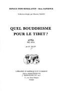 Cover of: Quel bouddhisme pour le Tibet? by M. Salen