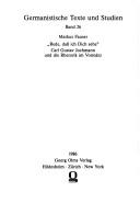 Cover of: "Rede, dass ich Dich sehe": Carl Gustav Jochmann und die Rhetorik im Vormärz