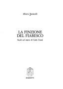 Cover of: La finzione del fiabesco: studi sul teatro di Carlo Gozzi
