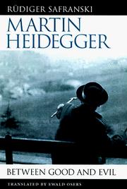 Cover of: Martin Heidegger: between good and evil